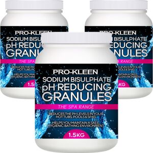 Pro-Kleen (3 x 1.5KG) pH-Reducer Sodium Bisulphate for Pools Hot Tub Spa Pro-Kleen (3 x 1.5KG) pH-Reducer Sodium Bisulphate for Pools Hot Tub Spa