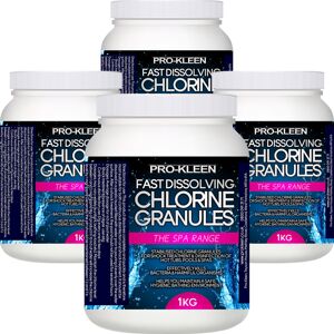 Pro-Kleen (4KG) Stabilised Fast Dissolving Chlorine Granules Pro-Kleen (4KG) Stabilised Fast Dissolving Chlorine Granules