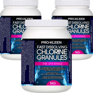 Pro-Kleen (3KG) Stabilised Fast Dissolving Chlorine Granules Pro-Kleen (3KG) Stabilised Fast Dissolving Chlorine Granules