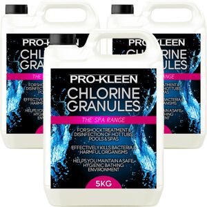 Pro-Kleen (3 x 5KG) ProKleen Stabilised Chlorine Granules Pro-Kleen (3 x 5KG) ProKleen Stabilised Chlorine Granules