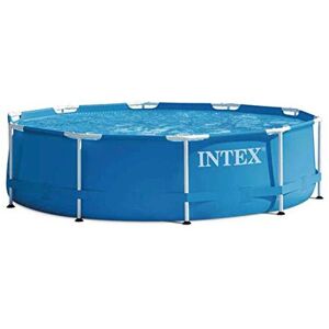 Intex 10' x 30" Metal Frame Pool Set Swimming outdoor Intex 10' x 30" Metal Frame Pool Set Swimming outdoor