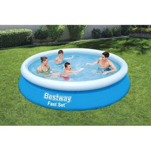 Bestway Inflatable Swimming Pool Patio Above Ground Pool Fast Set Round 57273 Bestway Inflatable Swimming Pool Patio Above Ground Pool Fast Set Round 57273
