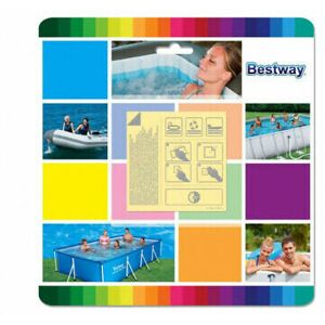 Bestway Repair Patch Underwater Adhesive Inflatable Pool Fix 2.5x2.5" Bestway Repair Patch Underwater Adhesive Inflatable Pool Fix 2.5x2.5"