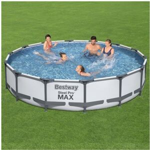 Bestway 14ft x 33in Steel Pro MAX Frame Pool Inc Filter Pump Bestway 14ft x 33in Steel Pro MAX Frame Pool Inc Filter Pump