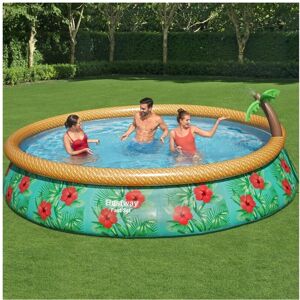 Bestway Paradise Palms Fast Set Pool 15ft x 33in - Pool Bestway Paradise Palms Fast Set Pool 15ft x 33in - Pool