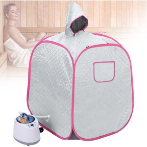Living And Home 1KW Portable Steam Sauna Tent Spa Slimming Loss Weight Full Body Detox Therapy Living And Home 1KW Portable Steam Sauna Tent Spa Slimming Loss Weight Full Body Detox Therapy