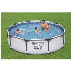 Bestway Steel Pro Frame Swimming Pool with Pump - 10 feet x 30 inch Bestway Steel Pro Frame Swimming Pool with Pump - 10 feet x 30 inch