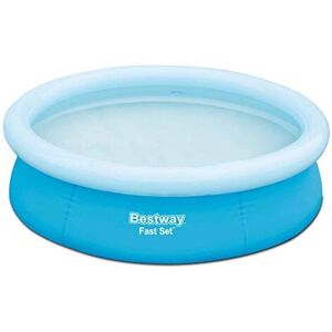 Bestway 57252E 6ft x 20in Round Inflatable Above Ground Kids Swimming Pool, Blue Bestway 57252E 6ft x 20in Round Inflatable Above Ground Kids Swimming Pool, Blue