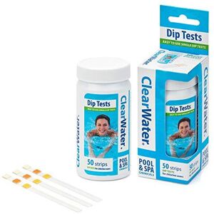 ClearWater - 50 strips - 3 in 1 (Chlorine, pH) - Test Strips ClearWater - 50 strips - 3 in 1 (Chlorine, pH) - Test Strips