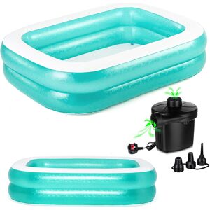 BESTWAY INFLATABLE FAMILY PATIO GARDEN RECTANGULAR PADDLING SWIMMING POOL BESTWAY INFLATABLE FAMILY PATIO GARDEN RECTANGULAR PADDLING SWIMMING POOL