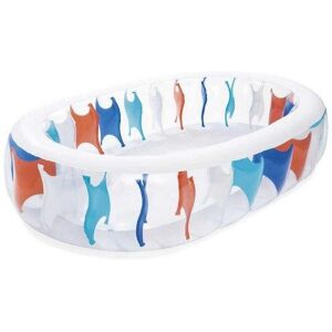 Bestway Elliptic Inflatable Play Pool, 2.29 meter X 1.52 meter X 0.51 meter, 524 Bestway Elliptic Inflatable Play Pool, 2.29 meter X 1.52 meter X 0.51 meter, 524