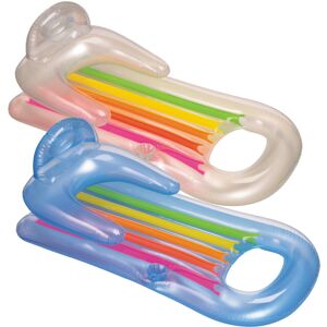 Intex 58802EP Inflatable King Kool Swimming Pool Lounge Raft in Blue or Grey -2 Intex 58802EP Inflatable King Kool Swimming Pool Lounge Raft in Blue or Grey -2