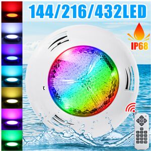 Unbranded 12V 114/216/432LED RGB Underwater Swimming Pool Light IP68 Remote Control Founta Unbranded 12V 114/216/432LED RGB Underwater Swimming Pool Light IP68 Remote Control Founta