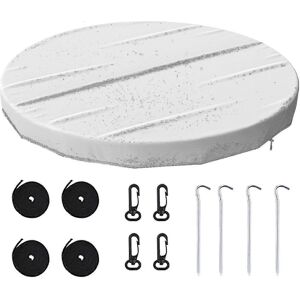 Unbranded (18FT) Pool Cover, Windproof Round Inflatable Swimming Pool Cover, Dustproof Wat Unbranded (18FT) Pool Cover, Windproof Round Inflatable Swimming Pool Cover, Dustproof Wat