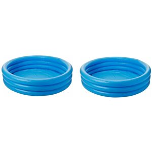 Intex Inflatable Swimming Pool 45 by 10 Crystal Blue 2 Pack Intex Inflatable Swimming Pool 45 by 10 Crystal Blue 2 Pack