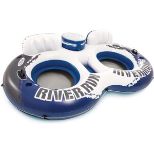 Intex 58837EP River Run 2 Inflatable Floating Lounge: Comfortable Backrests - Bu Intex 58837EP River Run 2 Inflatable Floating Lounge: Comfortable Backrests - Bu