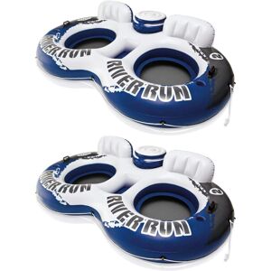 Intex River Run II Lightweight Durable 2 Person Water Tubes Outdoor Pool or Lake Intex River Run II Lightweight Durable 2 Person Water Tubes Outdoor Pool or Lake
