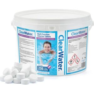 Clearwater 5 kg Multifunction Chlorine Tablets, 4-in-1 Dispenser Tablets (Saniti Clearwater 5 kg Multifunction Chlorine Tablets, 4-in-1 Dispenser Tablets (Saniti