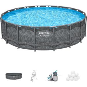 Bestway APX365 18ft x 52 Round Swimming Pool Set Bestway APX365 18ft x 52 Round Swimming Pool Set