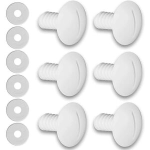 Unbranded (As show, One size) 6 Packs C55 Replacement Screw Plastic Wheel Compatible with Unbranded (As show, One size) 6 Packs C55 Replacement Screw Plastic Wheel Compatible with