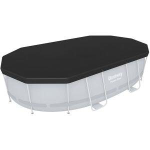 Bestway Oval Pool Cover for Above Ground Pools, 4.27m x 2.50m, Black Bestway Oval Pool Cover for Above Ground Pools, 4.27m x 2.50m, Black