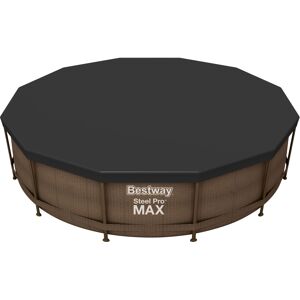 Bestway Round Pool Cover for Above Ground Pools, 3.66m, Black Bestway Round Pool Cover for Above Ground Pools, 3.66m, Black