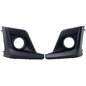 Unbranded For Front Bumper Fog Light Cover Grille Fog Lamp Bezel Cover Black Unbranded For Front Bumper Fog Light Cover Grille Fog Lamp Bezel Cover Black