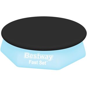 Bestway Fast Set Round Pool Cover for Inflatable Ring Above Ground Pools, 2.44 Bestway Fast Set Round Pool Cover for Inflatable Ring Above Ground Pools, 2.44