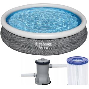 Bestway Fast Set Inflatable Swimming Pool Round 457 x 84 cm Bestway Fast Set Inflatable Swimming Pool Round 457 x 84 cm
