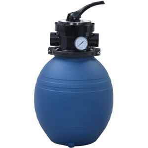 vidaXL Pool Sand Filter with 4-Position Valve, High-Density Polyethylene Body, 7 vidaXL Pool Sand Filter with 4-Position Valve, High-Density Polyethylene Body, 7