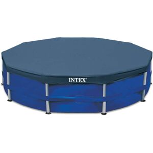 Intex Blue Round Pool Cover - 366 cm - Swimming Pool Cover Intex Blue Round Pool Cover - 366 cm - Swimming Pool Cover