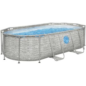 Bestway Steel Pro MAX 14' x 8'2" x 39.5"/4.27m x 2.50m x 1.00m Splashview Oval Pool Set Bestway Steel Pro MAX 14' x 8'2" x 39.5"/4.27m x 2.50m x 1.00m Splashview Oval Pool Set