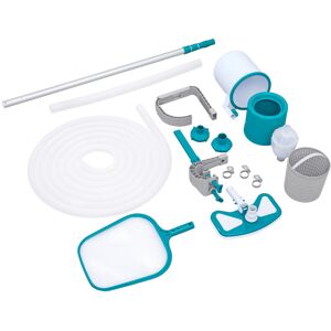Bestway Aqua Clean Deluxe Pool Maintenance Kit with Vacuum and Skimmer, Pool Cl Bestway Aqua Clean Deluxe Pool Maintenance Kit with Vacuum and Skimmer, Pool Cl