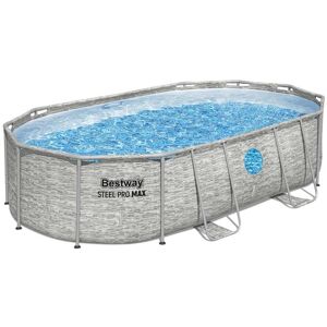 Bestway Steel Pro MAX 16' x 10' x 42" Splashview Oval Pool Set Bestway Steel Pro MAX 16' x 10' x 42" Splashview Oval Pool Set