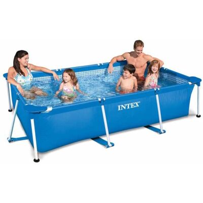 Intex 28272 Rectangular Above Ground Frame Pool - 300 x 200 x 75cm Intex 28272 Rectangular Above Ground Frame Pool - 300 x 200 x 75cm