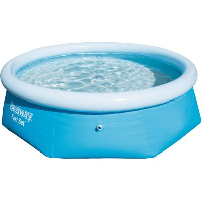 Bestway Inflatable Swimming Pool Patio Above Ground Pool Fast Set Round 57266 Bestway Inflatable Swimming Pool Patio Above Ground Pool Fast Set Round 57266