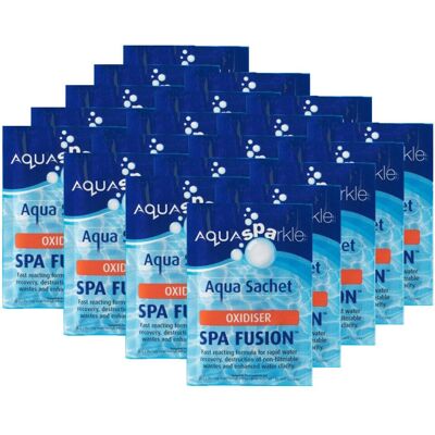 20 X Aquasparkle Spa Fusion Shock Treatment Hot Tub Pool Tubs Oxidiser Boost 20 X Aquasparkle Spa Fusion Shock Treatment Hot Tub Pool Tubs Oxidiser Boost