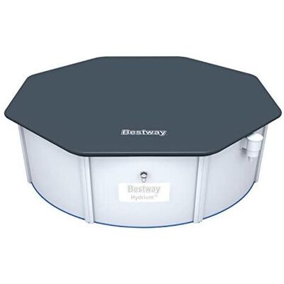 Bestway 12ft Hydrium Pool Cover - Insulation, Debris Guard, Drain Holes, Fits 3. Bestway 12ft Hydrium Pool Cover - Insulation, Debris Guard, Drain Holes, Fits 3.