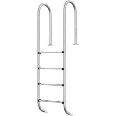 vidaXL Pool Ladder - Stainless Steel 54x38x184.5 cm - Pool Ladder vidaXL Pool Ladder - Stainless Steel 54x38x184.5 cm - Pool Ladder