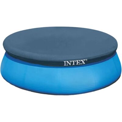 Intex Blue Pool Cover - 305 cm Round Safety Cover Intex Blue Pool Cover - 305 cm Round Safety Cover