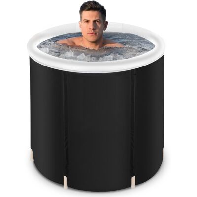 Gr8 Home Portable Ice Bath Tub for Cold Water Therapy Lid Recovery Plunge Pool Gr8 Home Portable Ice Bath Tub for Cold Water Therapy Lid Recovery Plunge Pool
