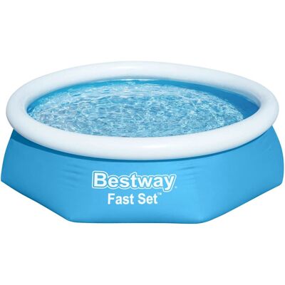 Bestway Inflatable Swimming Pool Patio Above Ground Pool Fast Set Round 57265 Bestway Inflatable Swimming Pool Patio Above Ground Pool Fast Set Round 57265