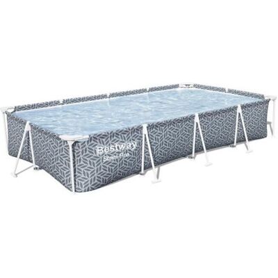 Above Ground Tubular Pool BESTWAY - Steel Pro - 366 x 201 x 66 cm - Rectangular Above Ground Tubular Pool BESTWAY - Steel Pro - 366 x 201 x 66 cm - Rectangular