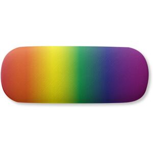 DIY THINKER Gradient LGBT Rainbow Glasses Case - Hard Shell PU Leather Eyewear Box with Velv DIY THINKER Gradient LGBT Rainbow Glasses Case - Hard Shell PU Leather Eyewear Box with Velv