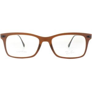 Ray-Ban Glasses Frames RX 7039 5450 Dark Matt Brown Mens Womens 53mm Ray-Ban Glasses Frames RX 7039 5450 Dark Matt Brown Mens Womens 53mm