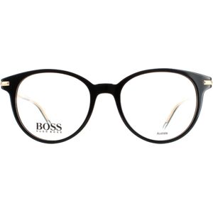 Hugo Boss 1270 Black Gold Unisex Glasses - Light Acetate Hugo Boss 1270 Black Gold Unisex Glasses - Light Acetate