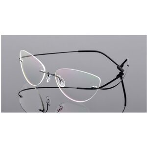 Unbranded Cat Eye Foldable Ultra-Light Memory Titanium Alloy Rimless Spectacles Men Women Unbranded Cat Eye Foldable Ultra-Light Memory Titanium Alloy Rimless Spectacles Men Women