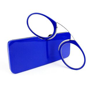 Unbranded (-3, Blue) Pince-nez Full Frame Reading Glasses Tr90 Portable Nose Men Women Pre Unbranded (-3, Blue) Pince-nez Full Frame Reading Glasses Tr90 Portable Nose Men Women Pre