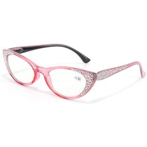 Unbranded (+1.25, Pink) Bling Rhinestone Readers Womens Reading Glasses 0.75~3.5 Cat Eye Unbranded (+1.25, Pink) Bling Rhinestone Readers Womens Reading Glasses 0.75~3.5 Cat Eye