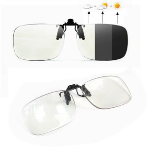 Unbranded (+2.0) Progressive Clip-on Reading Glasses Flip-up Rimless Photochromic UV400 +1 Unbranded (+2.0) Progressive Clip-on Reading Glasses Flip-up Rimless Photochromic UV400 +1